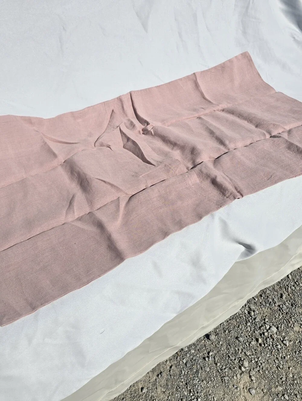 Quince KING Dust Mauce European Linen 2 Sham Set Pillow Cases
